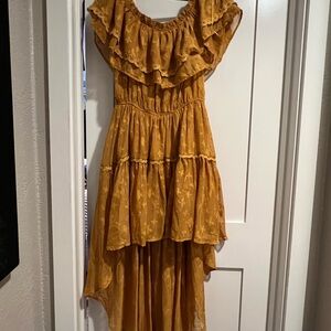 Charming Dress in Mustard Yellow